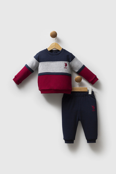 U.S. Polo Assn. U.S.Polo Baby Boy 2-Piece Set - Navy Blue