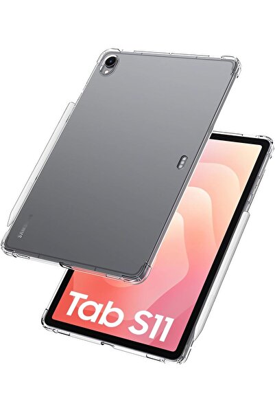Nezih Case Samsung Galaxy S11 (X730) 11.0 İnç Uyumlu Köşe Korumalı Nitro Şeffaf Tablet Kılıfı