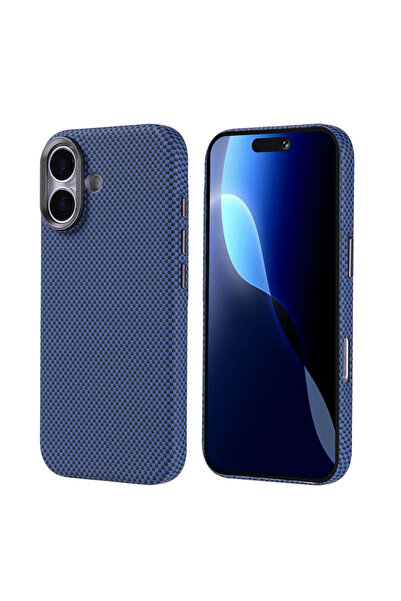 UnDePlus غطاء متوافق مع Magsafe لهاتف Apple iPhone 17، غطاء من ألياف البولي كربونيت