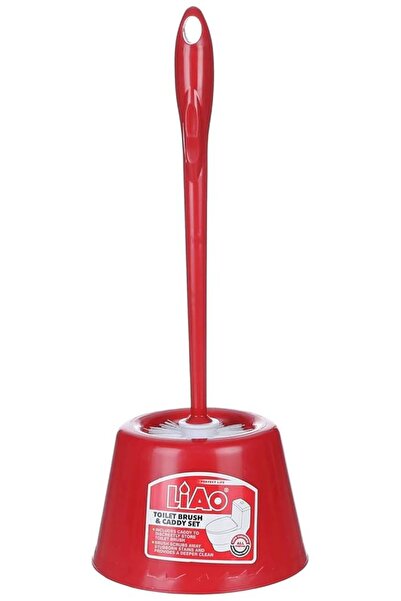 liao فرشاة المرحاض D130009، عبوة من 6 قطع - 40 سم، شعيرات متينة، مقبض مريح، مصممة لتدوم طويلاً