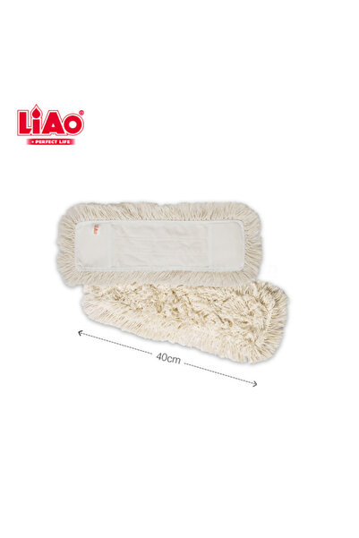 liao R130005 Cream Cotton Mop Refill, Pack of 6 – Super Absorbent, Durable Mop Heads (90 chars)
