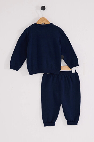 U.S. Polo Assn. U.S.Polo Boy's Knitwear 2-Piece Set - Navy Blue