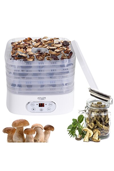 adler Food dehydrator AD6658, 550W, temp. control, overheating protection, timer, white