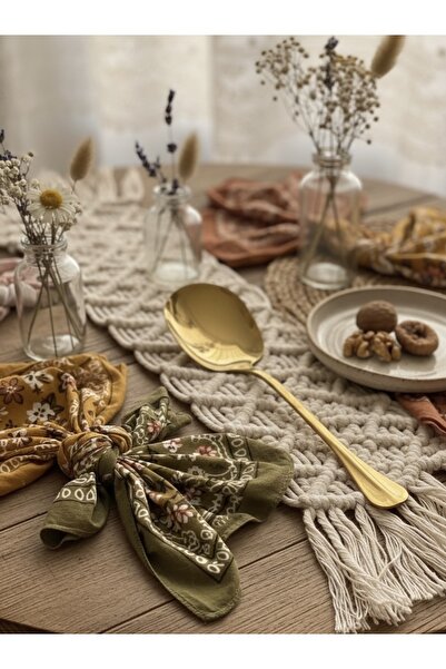 evolagrup Gold servis sunum kaşığı