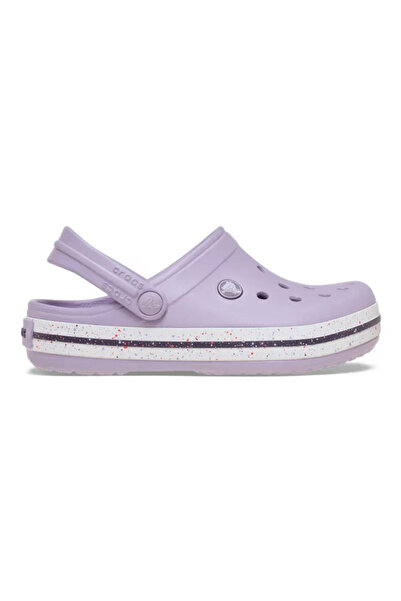 Crocs Crocband Clog K Benekli Bantlı Lila Çocuk Terlik