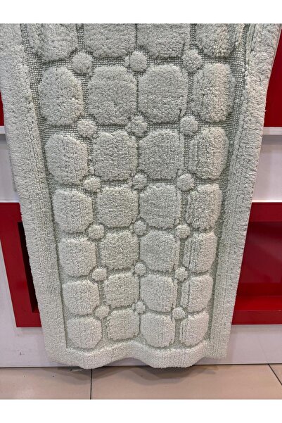 Çapa Home 2 Pieces Daily Premium Quality Washable Panyo Carpet & Toilet Mat Set 60X100/50X60