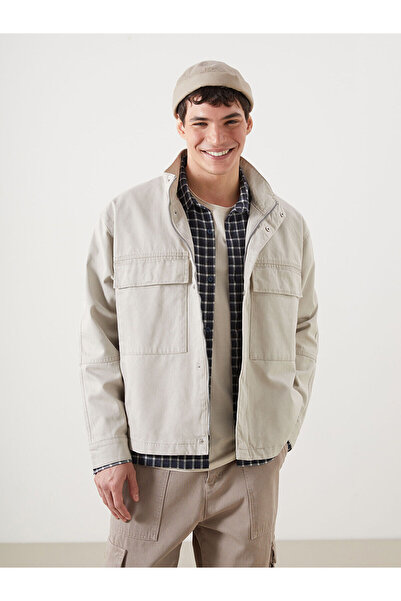 LC Waikiki معطف XSIDE قياسي بياقة واقفة للرجال