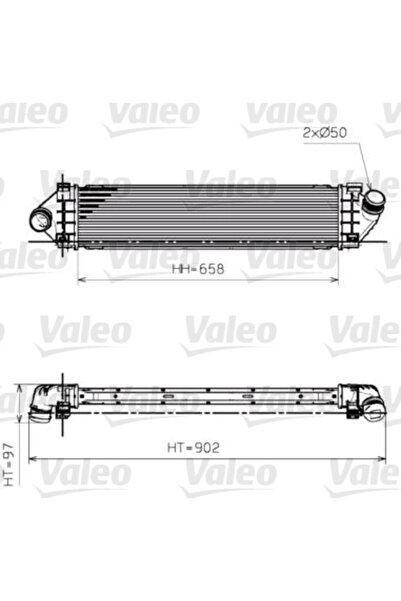 VALEO Compresor intercooler Ford C-Max/Focus 2/Focus 3 Volvo S60 2/S80 2/V60 1