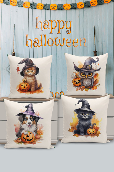 Filamente Husă de pernă cu imprimare digitală pe două fețe, cu tematică de to...