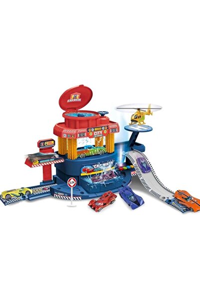 Sunman Sesli ve Işıklı Renk Değiştiren Arabalar Oto Yıkama Seti