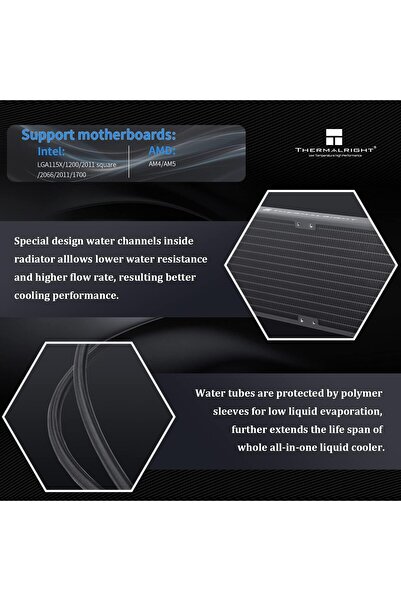 ThermalRight Frozen Prism 360 Black ARGB CPU Liquid Cooler