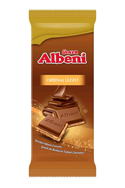 Ülker Albeni Karamelli Karamelli Tablet Chocolate 86 Gr X 6 Pieces (New Product)