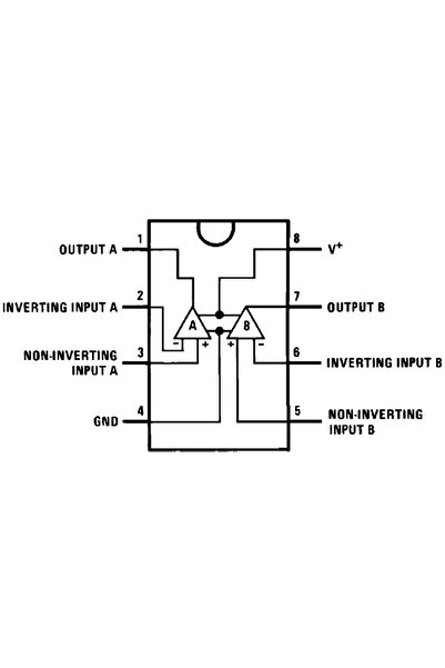 okn teknoloji LM358P OpAmp Entegresi DIP-8