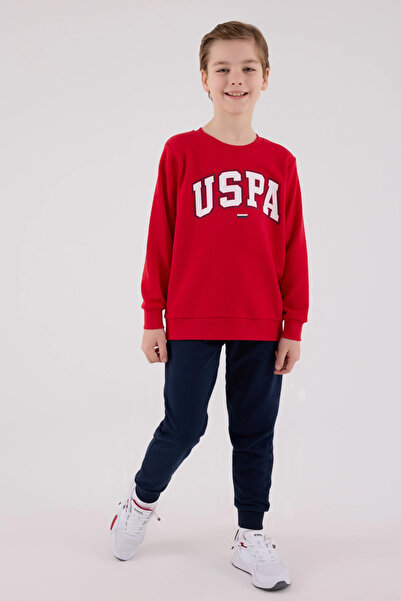 U.S. Polo Assn. U.S. Polo Assn Erkek Çocuk Kırmızı Eşofman Takımı