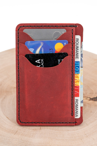 tudorAce Car registration card holder, pull-up genuine leather