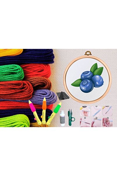 INURA GLOBAL مجموعة التطريز مجموعة لكمة مع مجموعة أدوات DIY من السلسلة 148