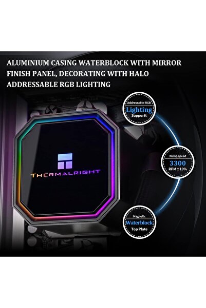 ThermalRight Frozen Prism 360 Black ARGB CPU Liquid Cooler