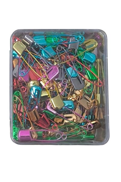 INURA GLOBAL Çengelli İğne Kilitli Bebe Renkli Büyük 100 Adet