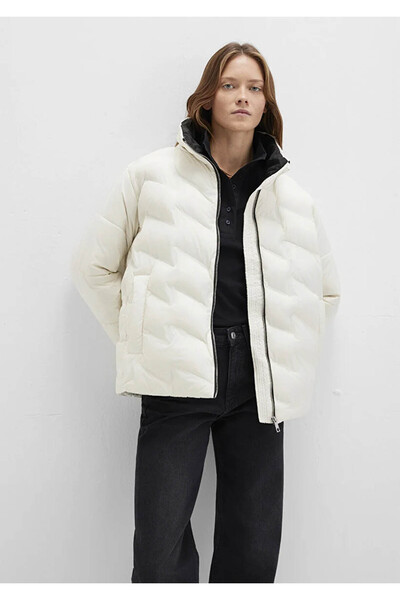 Mavi Оверсайз дамско яке в цвят екрю M1110714-86412