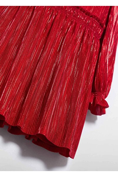 Abel & Lula Mayoral Abel&Lula Girls' Long Sleeve Pleated Stylish Dress