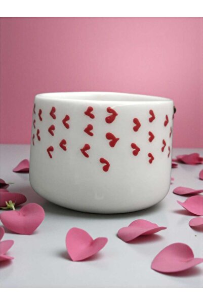 Home Ceramic Handmade Hindibağ Flying Hearts Mug