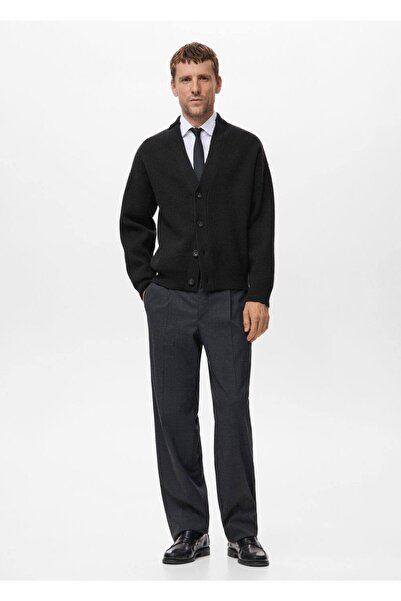 MANGO Man Rahat kesim triko hırka