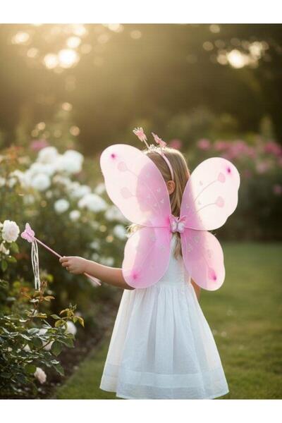 Zekids Σετ κοριτσίστικο στέλεχος με φιγούρα πεταλούδας και φτερό