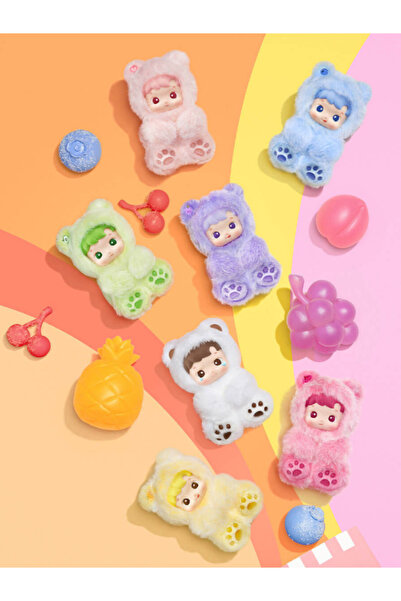 Tilda BSC. & Home Haci Pupu Kedi Pati Sürpriz Peluş Haci Pupu Gummy Bear Labubu Yeni Seri Tatlı Peluş Oyuncak