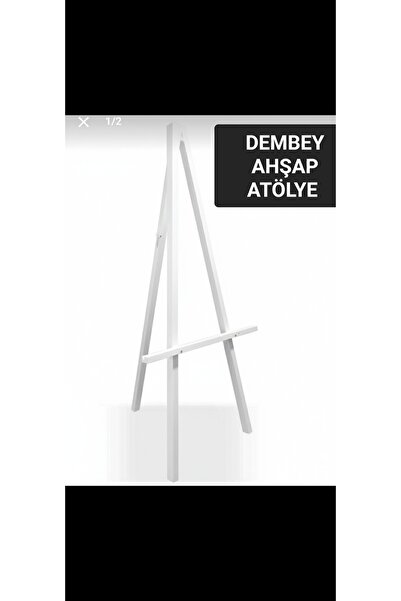 DEMBEY AHŞAP ATÖLYE S M - Şövale Ahşap Resim Standı Şovale Reklam Panosu Serg...