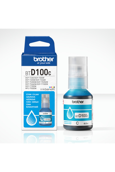 Other Recipient de cerneală cyan original Brother BTD100C