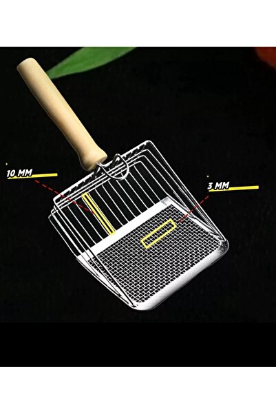 HESPERUS Paslanmaz Metal Kedi Köpek Kum Temizleme Metal Küreği – Dayanıklı Tu...