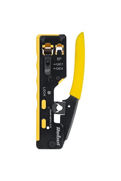 Rebel Clește de sertizare multifuncțional RJ45/RJ12, 6/8 pini