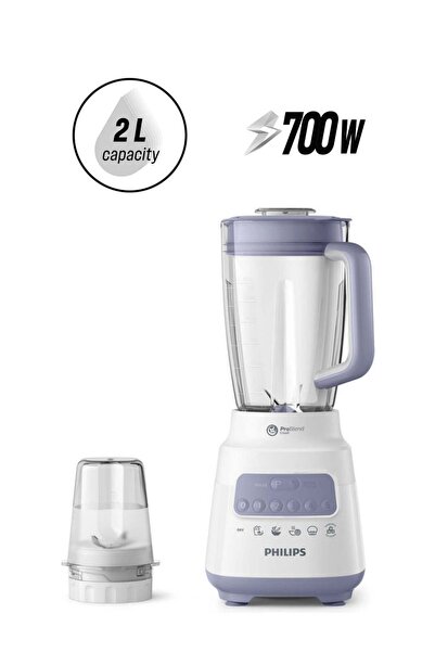 Philips Core Series 5000 Blender 2 L 700 W HR2221/01 White/Blue