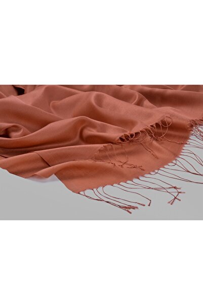 KROREN İpek hissiyatlı Şal - Kiremit