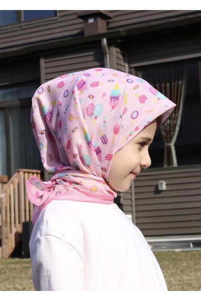 Goldhouse Kids Dondurma Desen Çocuk Eşarp