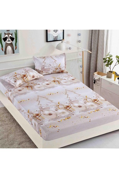 OEM Duvet cover set, Christmas Edition, 3 pieces, 180x200cm, Shiny Globes