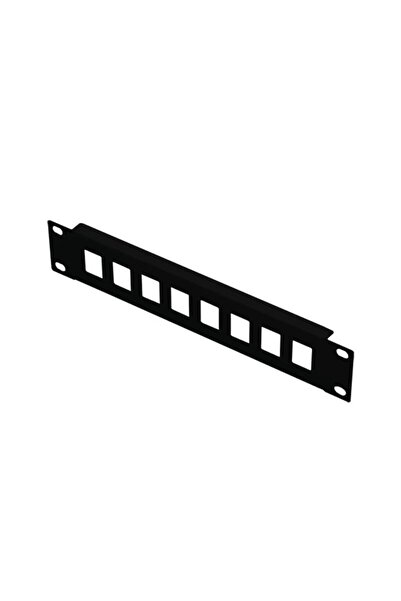 Other Lanview 1U 10" Keystone Patch Panel - 8 Ports, Unequipped BL, LKS675BL