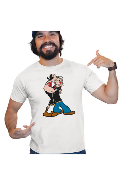 OEM Мъжка тениска Popeye The Sailor Olive Kissing Dragobete