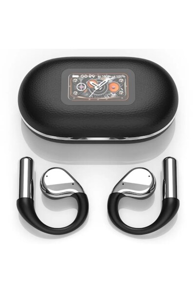 OEM Căști sport Nexo qPlay PRO negre - Bluetooth 5.4, anulare zgomot, afișaj ...