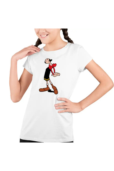 OEM Tricou Copii Fete Olive Popeye Marinarul Sotie
