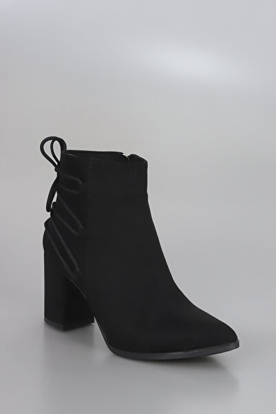 kajal ayakkabı Μπότες με φερμουάρ ALS 185 με λεπτομέρεια με κορδόνια