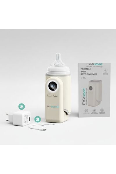 FAVsmart Incalzitor portabil FAVsmart® GJ11, 10000 mAh, baza incalzita, 4-in-...