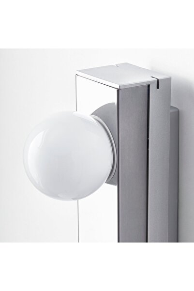 IKEA LEDSJÖ مصباح حائط LED، فولاذ مقاوم للصدأ، 60 سم