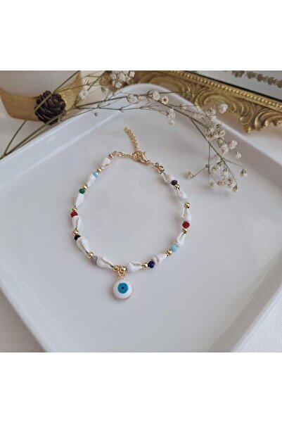 Svc Aksesuar سوار بحري مطرز بالخرز الملون