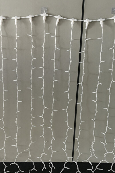 Lampist Ip65 2 3 600 Ledli Perde, Beyaz Kablolu 3000k Sabit Yılbaşı