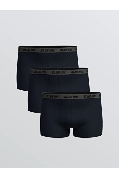 LC Waikiki Büyük Beden Standart Kalıp Pamuklu Esnek Erkek Boxer 3'lü (W5)