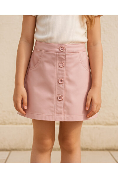 KESKİN BEBE Girl's Mini Denim Skirt