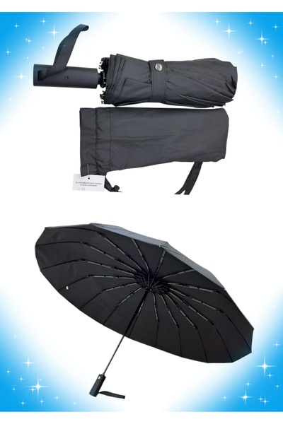 Rainwalker Çift Destekli Süper Ultra Premium Lüks 16 Telli Tam Otomatik Rüzga...