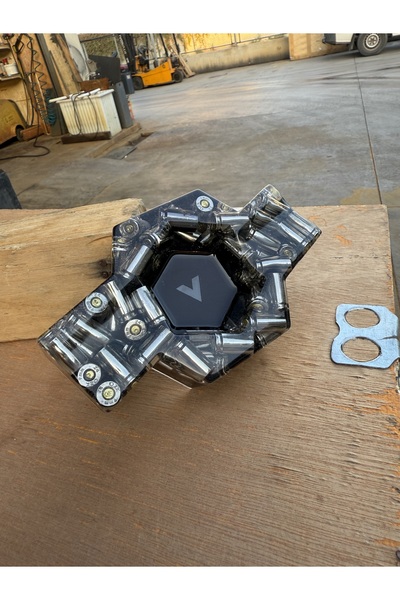 V3LAMADEİT 9MM HEXAGON PURO KÜLLÜĞÜ (DARK SILVER)