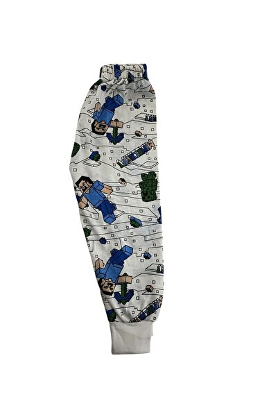 Arya Nisa Kids Boys' White Blue Toy Character Printed 100% Cotton Pajama Set